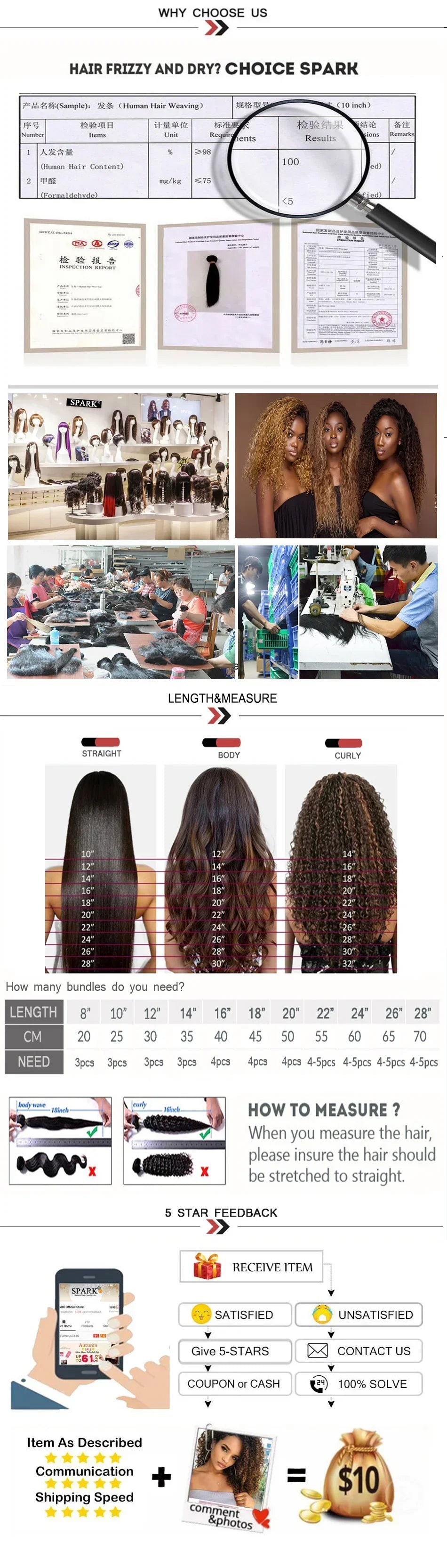 Spark Brazilian Loose Deep Wave Bundles With Closure Ombre Hair Human Hair With Lace Closure Remy Hair Extension Medium  Ratio