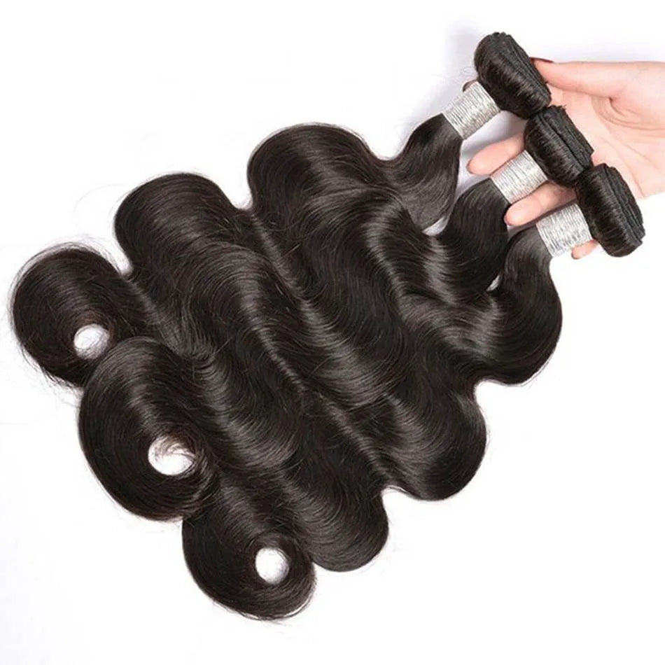 30 32 Inch Body Wave Bundles 1 3 4 Bundles Brazilian Hair Water Wavy Weave Human Hair Bundles Extensions Tissage For Women