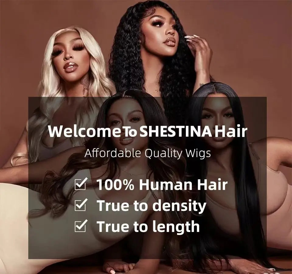 #4 Brown Highlight Human Crochet Hair With String Body Wave Invisible Pre Separated Knotless Crochet Hair Extensions For Braid
