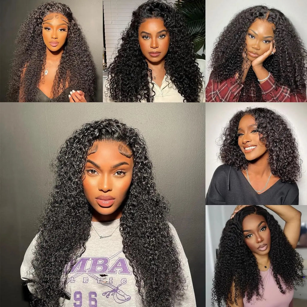 Deep Wave 13x4 13x6 HD Lace Frontal Wig 13x6 Brazilian Kinky Curly Human Hair Wigs Woman Lace Front Human Hair Wig Pre Plucked