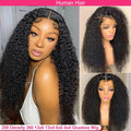250 Density 30 Inch Kinky Curly 360 13x6 13x4 HD Lace Front Wig 6x6 Closure Glueless Wig Deep Wave Lace Frontal Human Hair Wig