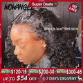 34inch 13x6 HD Lace Front Wigs Water Wave Wig HD Lace Front Human Hair Wigs Curly Wigs Melt Skins Pre Plucked Glueless For Woman