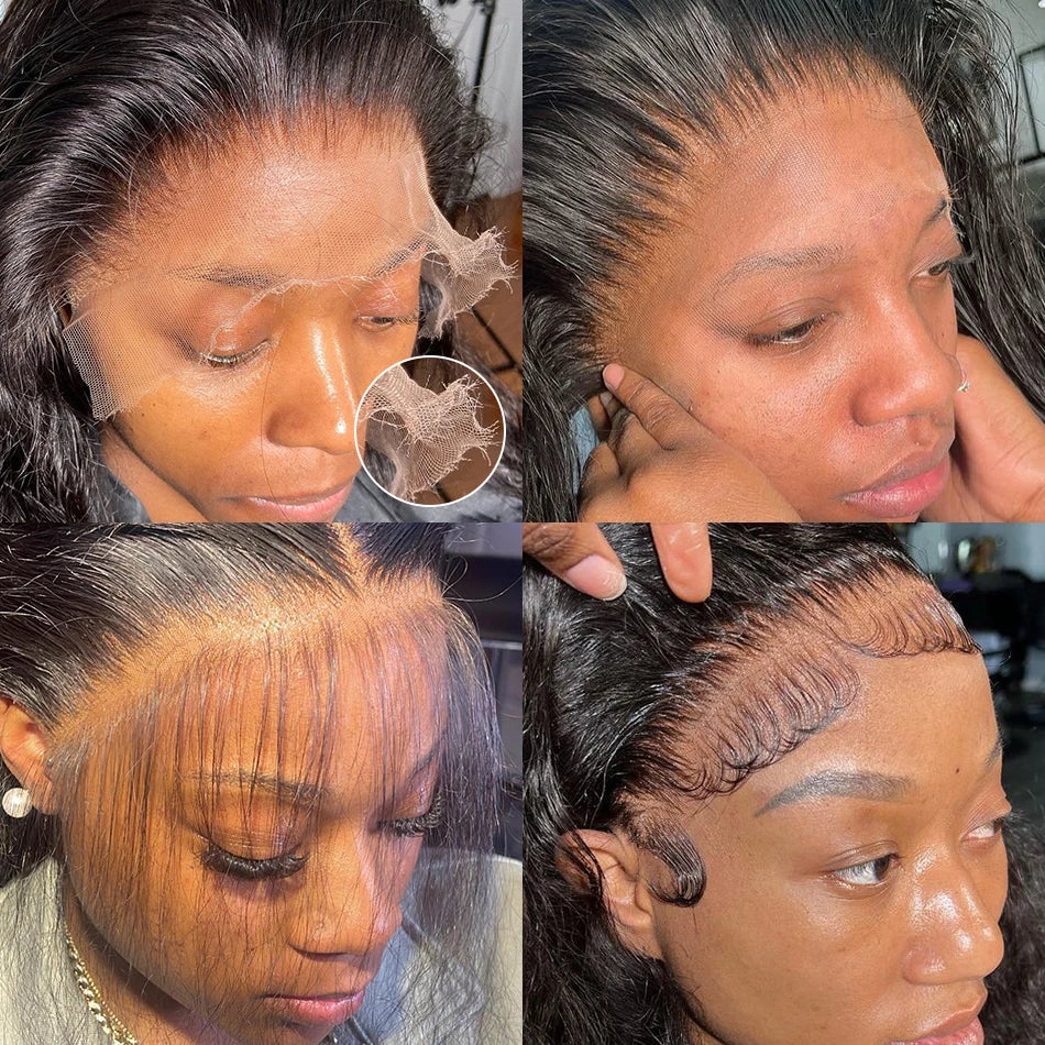 Deep Wave Frontal Wig 13x6 HD Lace Frontal Wig 13X4 28 30 32 34 36 Inch Human Hair Lace Frontal Wig Deep Curly Lace Front Wig