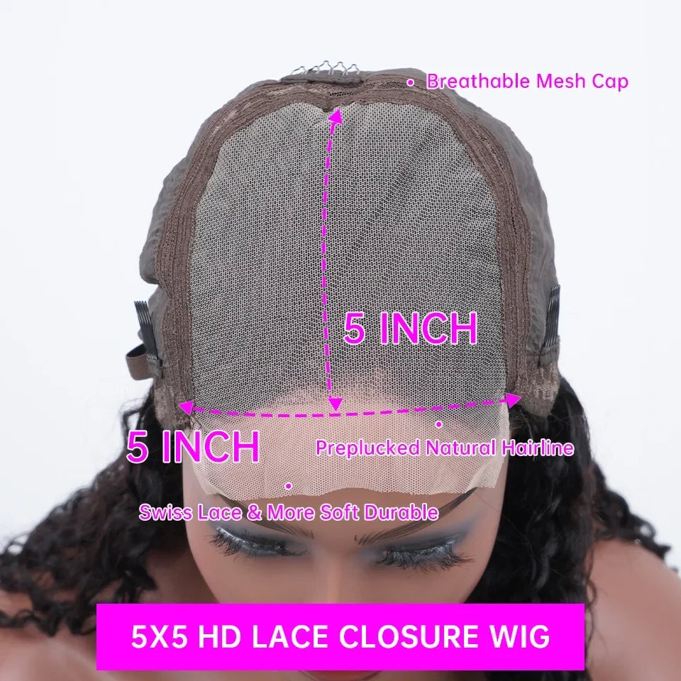 99J Burgundy 200% 13x4 HD Lace Front Wigs Human Hair Wine 30 36 Inch Deep Wave Brazilian Colored Curly 13x6 Lace Frontal Wig