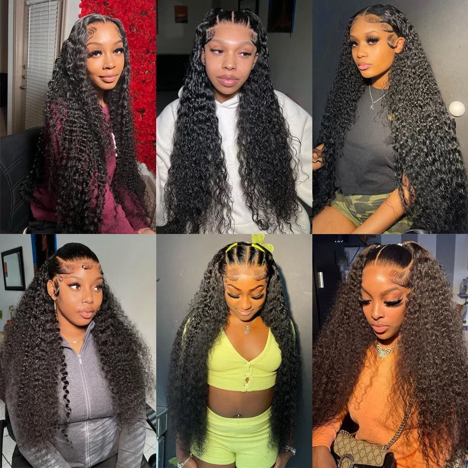 Curly Human Hair Wig Deep Wave Frontal Burmese 613 Blonde Body Wave Human Hair Wigs For Women 13x6 Hd Lace Front Human Hair Wig