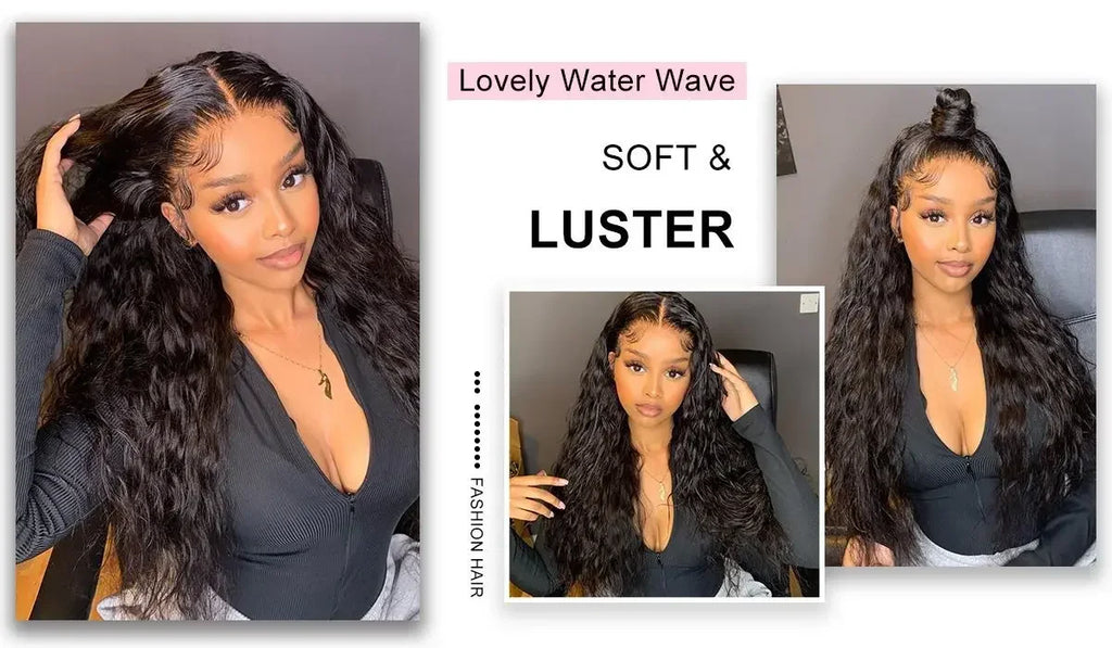 Water Wave Bundles With 4x4 Lace Closure Burmese Virgin Human Hair Water Curly Bundles With Closure Human Hair Weave Extension