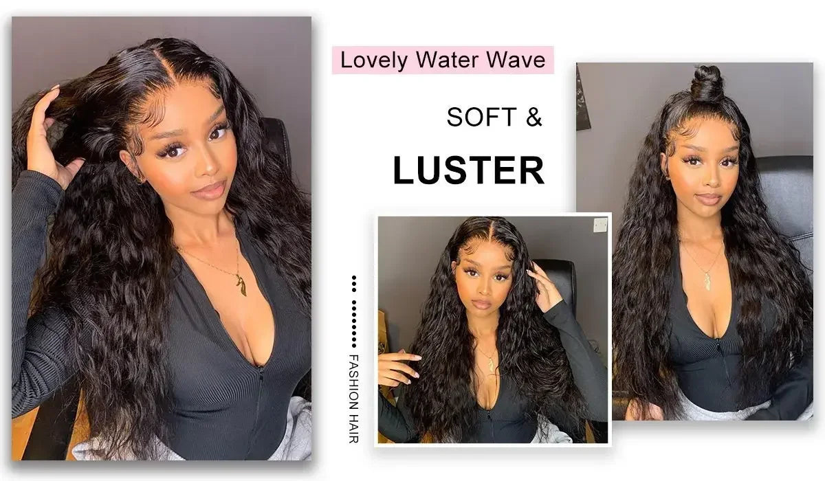 Water Wave Bundles With 4x4 Lace Closure Burmese Virgin Human Hair Water Curly Bundles With Closure Human Hair Weave Extension