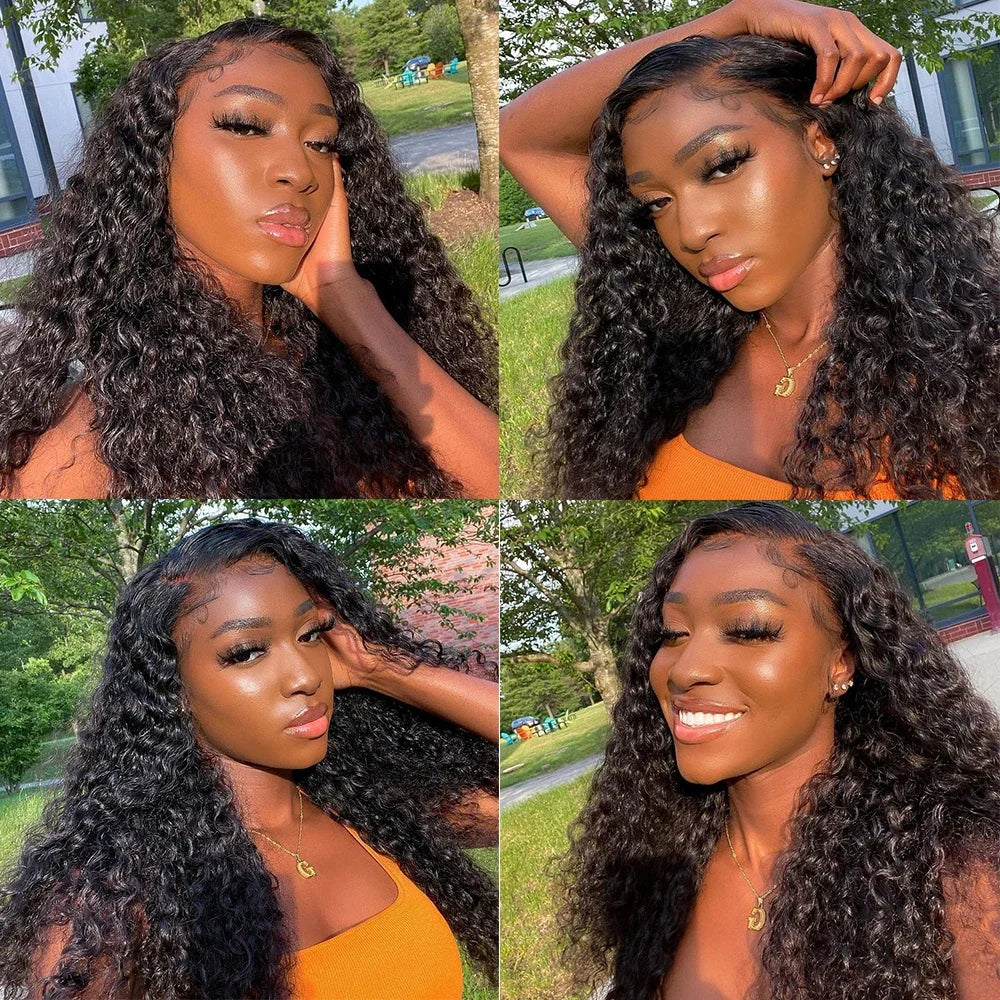 Water Wave Bundles With 4x4 Lace Closure Burmese Virgin Human Hair Water Curly Bundles With Closure Human Hair Weave Extension